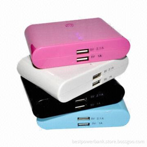 High-quality Dual-USB Power Banks with 12,000mAh Large Capacity